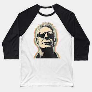 Retro Anthony Bourdain Baseball T-Shirt